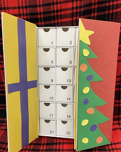 Advent calendar for Christmas