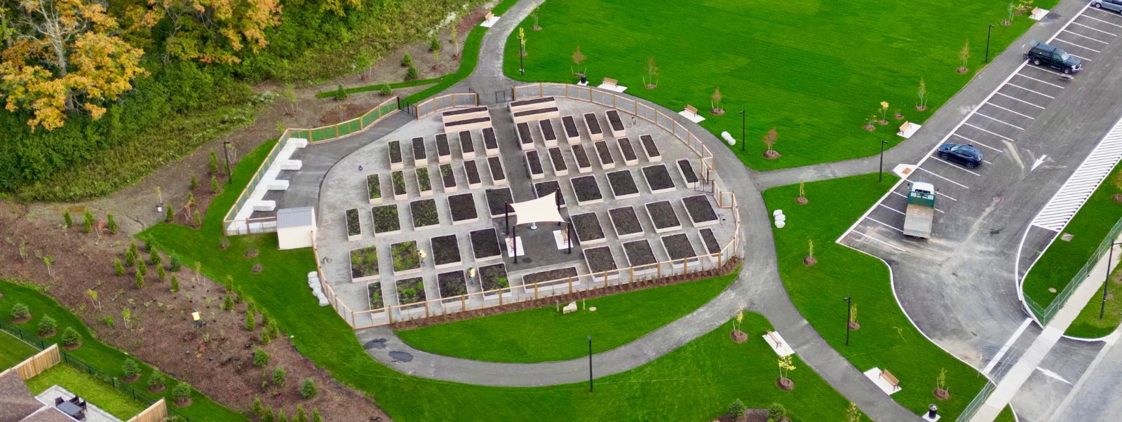 Image of community garden at John Abel Park