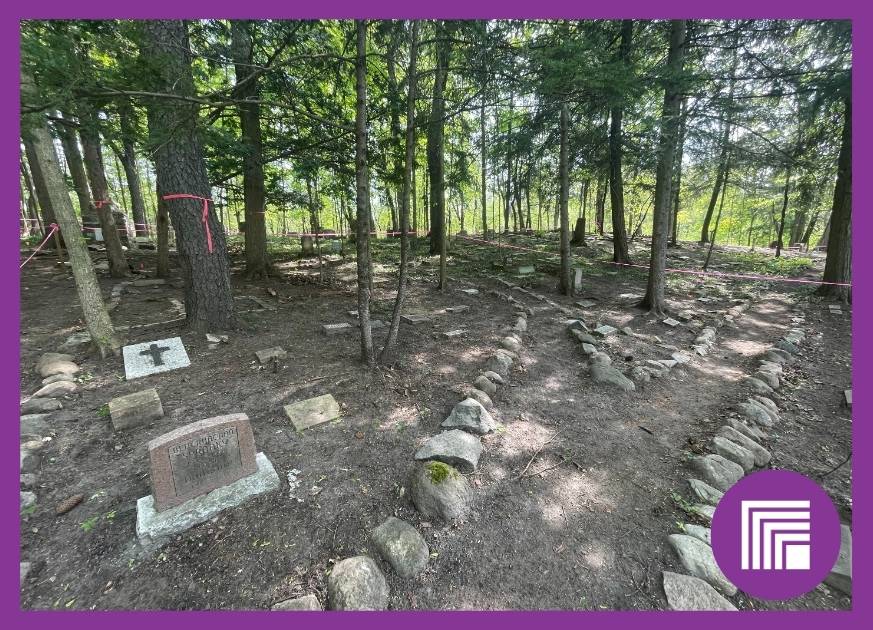 Pet Cemetery in the middle of a forest