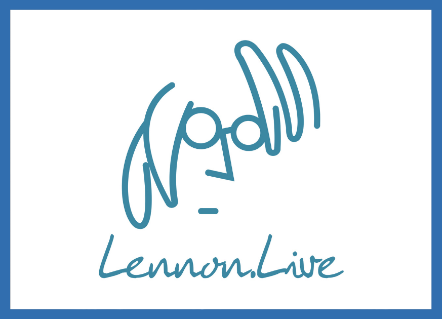 Graphic that says Lennon Live